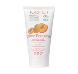 TOOFRUIT Bodydoux органический обогащенный питательный крем для тела для детей с абрикосовым маслом и маслом ши, 150 мл