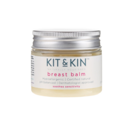Гипоаллергенный натуральный крем для сосков KIT and KIN для снижения чувствительности и предотвращения трещин во время грудного вскармливания, 50 мл