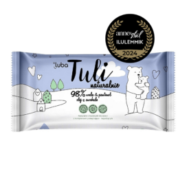 Влажные салфетки LUBA, биоразлагаемые и компостируемые, с 98% воды, пантенолом и маслом авокадо, 50 шт.