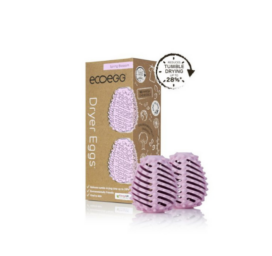 Сушильное яйцо ECOEGG с ароматом весенних цветов для барабанных сушилок для смягчения и ароматизации белья, 2 штуки в упаковке.