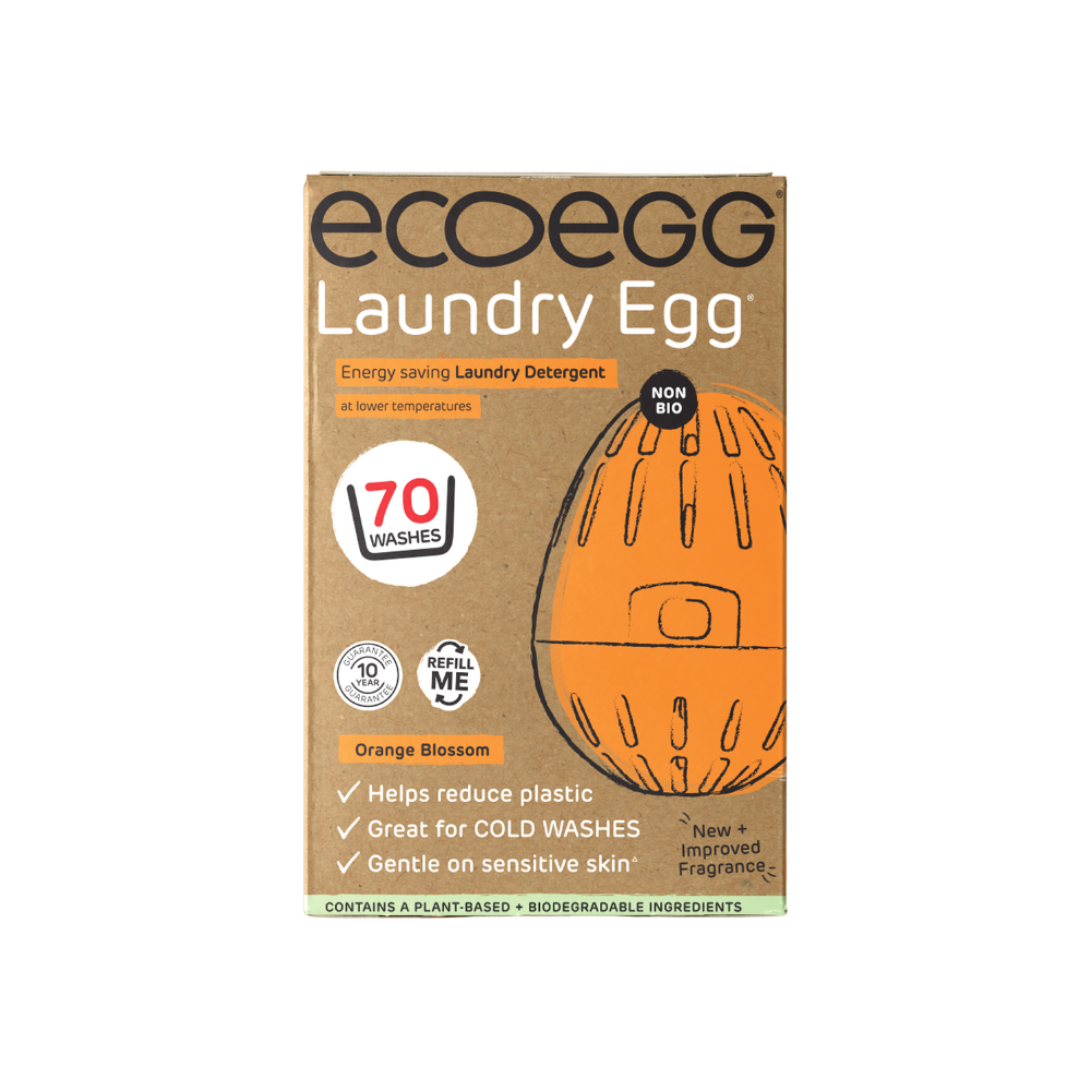 Стиральное яйцо ECOEGG + гранулы АПЕЛЬСИНОВЫЙ ЦВЕТОК, 70 стирок