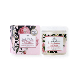 Скраб для тела MAGRADA, смягчающий кожу, с ароматом пиона и бразильской фиолетовой глиной, 250 мл