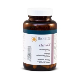 Капсулы BIOLATTE Hiivax для поддержки пищеварения, 110 шт.
