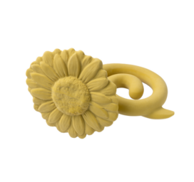 NATRUBA изготовленная вручную игрушка-прорезыватель из биоразлагаемой натуральной резины без химических добавок «Подсолнух», 0+ лет