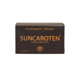 Капсулы Suncaroten strong sun для улучшения загара и защиты кожи, 40 капсул