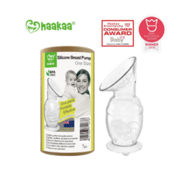 Ручной молокоотсос HAAKAA, изготовленный из пищевого силикона для легкого ухода, 100 мл
