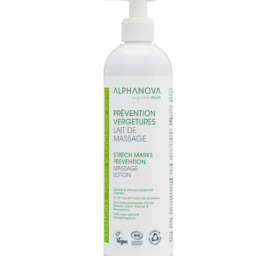 ALPHANOVA SANTE органический интенсивный крем против растяжек с алоэ вера и экстрактом плодов баобаба, 400 мл