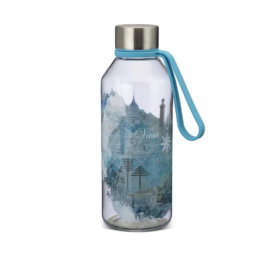 Герметичная питьевая бутылка CARL OSCAR, без химикатов, объемом 0,65 литра, БИРЮЗОВАЯ