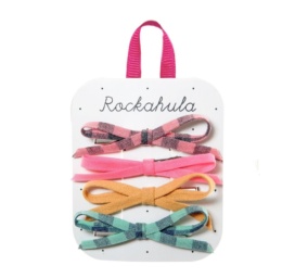 Заколки для волос с бантом Rockahula Kids Happy Days, 4 шт.