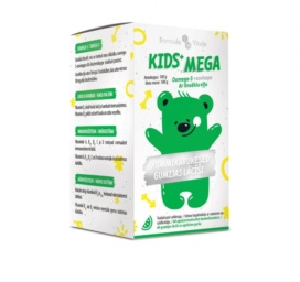FORMULA VITALE Kids+ MEGA Omega 3 жевательные медвежата с мультивитаминами со вкусом апельсина, 60 шт.