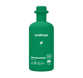 Биоразлагаемый гель для стирки цветных и белых тканей с ароматом свежести SOULDROPS SEADROP, 1300 мл