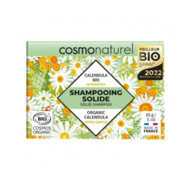 Твёрдый шампунь GRAVIER Cosmo Naturel для нормальных волос с увлажняющим кокосовым маслом и успокаивающим календулой, 85 г