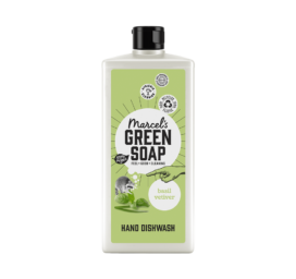 Экологическое средство для мытья посуды MARCELS GREEN SOAP с базиликом и лимонной травой, 500 мл