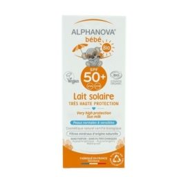 ALPHANOVA SUN SPF50 натуральный, без отдушек и водостойкий солнцезащитный крем для младенцев от 0 месяцев, 50 мл