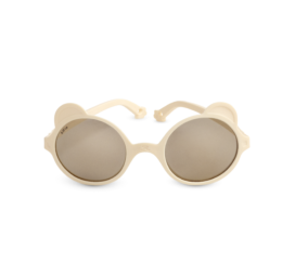 Детские солнцезащитные очки KIETLA Baby Bear для детей 1-2 лет с безвинтовой и 100% небьющейся оправой, с высокой защитой от UVA и UVB излучения, с поляризацией, в цвете CREAM.