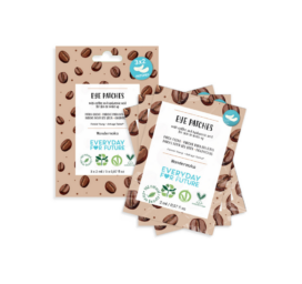 Подглазные патчи для кожи EVERYDAY FOR FUTURE, омолаживающие и восстанавливающие, с экстрактом кофе и гиалуроновой кислотой, 6 шт. в упаковке.