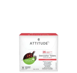 Таблетки для посудомоечных машин ATTITUDE без фосфатов, 26 шт