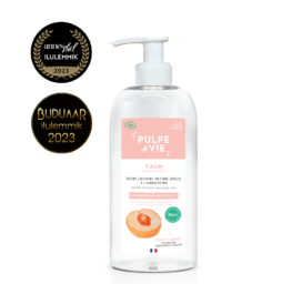 Гель для интимной гигиены PULPE DE VIE Nude skin, ухаживающий и защищающий, с пребиотиками, алоэ вера и абрикосовой водой, 400 мл