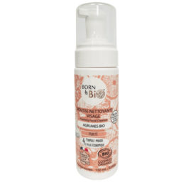 Пенящееся средство для очищения лица с цитрусом BORN TO BIO для жирной кожи, 150 мл