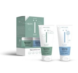 НАÏФ набор для ухода за телом и волосами для малышей и детей 200 мл+200 мл
