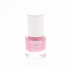 NAMAKI водорастворимый лакирь для детей с эффектом пленки, оттенок РОЗОВЫЙ С БЛЕСТКАМИ, 7.5 мл