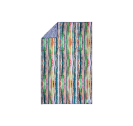 Пляжное полотенце SOOBLUU из переработанных пластиковых бутылок, мягкое, быстро сохнущее и отталкивающее песок, цвет WAWY, 100*160 см