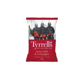 Чипсы из картофеля Tyrrell’s со сладким чили и красным перцем, 135 г