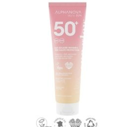 ALPHANOVA DAILY SUN SPF50 водостойкий солнцезащитный крем с маслом семян малины и жожоба, аромат монои, 150 мл