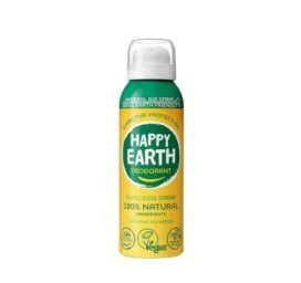 Дезодорант HAPPY EARTH без аэрозоля, 100% натуральный с ароматом жасмина и дерева Хо, 100 мл