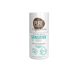 Натуральный дезодорант ролл Pure Beginnings Sensitive с пребиотиками и пробиотиками для чувствительной и очень чувствительной кожи, 75 мл