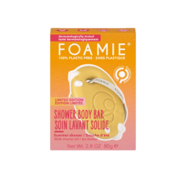 Твёрдое тонизирующее мыло для душа FOAMIE Monoi Beach с маслом моной и кокоса, 80 г