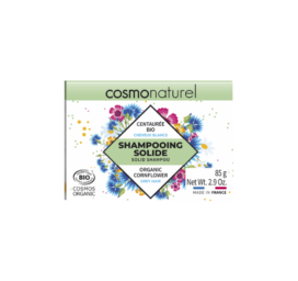 Твёрдый шампунь GRAVIER Cosmo Naturel для седых волос с васильком, 85 г