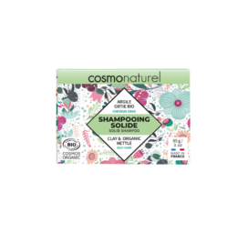 Твердый шампунь GRAVIER Cosmo Naturel для жирных волос с глиной и крапивой, 85 г