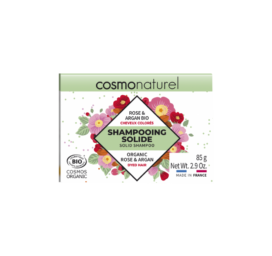 Твёрдый шампунь для окрашенных волос GRAVIER Cosmo Naturel с аргановым маслом и дамасской розой, 85 г