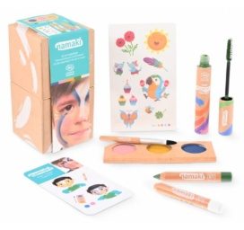Набор NAMAKI Rainbow с татуировками, красками для лица, цветом для волос и карандашами для лица