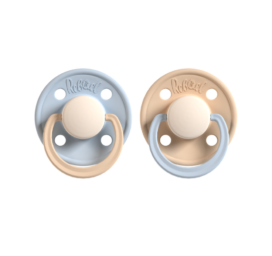 соски REBAEL из натурального каучука "Холодный Жемчужный Лев" / "Пыльный Жемчужный Слон" размер 6+ месяцев, 2 шт. в упаковке