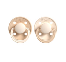 Пустышки из натурального каучука REBAEL Dusty Pearly Mouse / Frosty Pearly Lion размер 0-6 месяцев, 2 шт в упаковке.