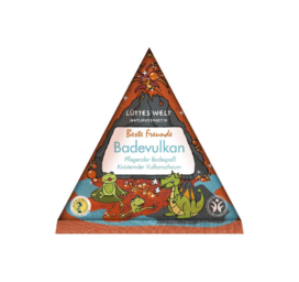 LÜTTES WELT цветная ванна вулкан с морской солью, 70 г