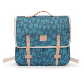 Рюкзак JOJO FACTORY с отделениями и усиленной спинкой для учеников начальной школы, СИНИЕ ЗВЁЗДЫ