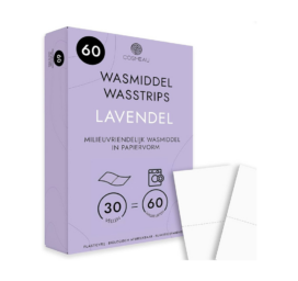 Биоразлагаемые полоски для стирки белья COSMEAU с ароматом лаванды, 60 стирок