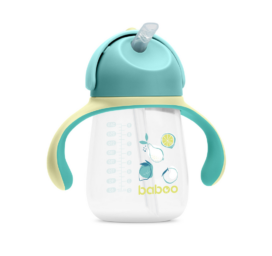 Силиконовая стаканчик с трубочкой Baboo® LAGOON FIESTA, 260 мл