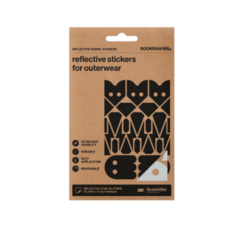 Светоотражающие тканевые наклейки для одежды или сумок Bookman Adventure, серебристые