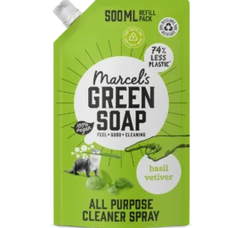 Универсальное чистящее средство MARCELS GREEN SOAP с босильком и лемонграсом, ЗАПРАВОЧНАЯ УПАКОВКА 500 мл