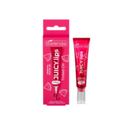 Масло для губ BIELENDA с маслом семян арбуза и фосфолипидами Juicy Tint, 10г