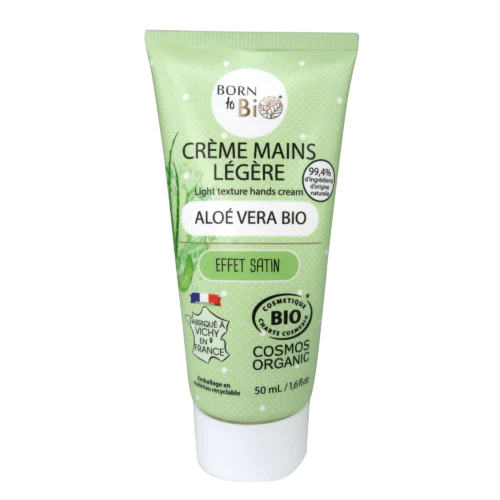 Увлажняющий крем для рук с алоэ вера от BORN TO BIO, 50 мл
