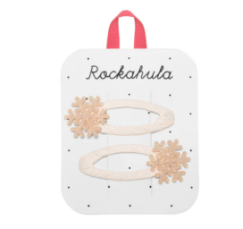 Заколки для волос Rockahula Kids с мерцающими снежинками Shimmer Snowflake, 2 шт.
