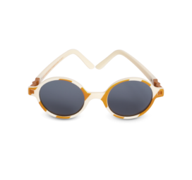 Солнцезащитные очки KIETLA Rozz с круглой оправой и высокой защитой категории 3 для детей 6-9 лет, цвет ПЕСОЧНАЯ ПОЛОСКА