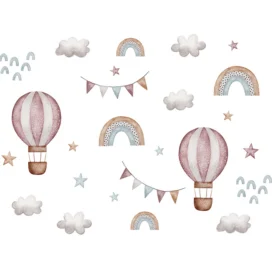 Декоративные настенные наклейки для детских комнат SIPO, воздушные шары