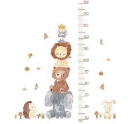 Настенные наклейки для детской комнаты SIPO, Пирамида животных