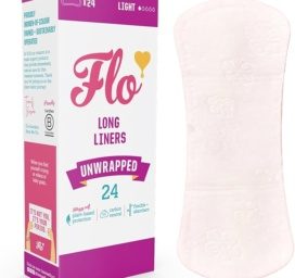 Органические бамбуковые длинные ежедневные прокладки FLO, 24 шт.